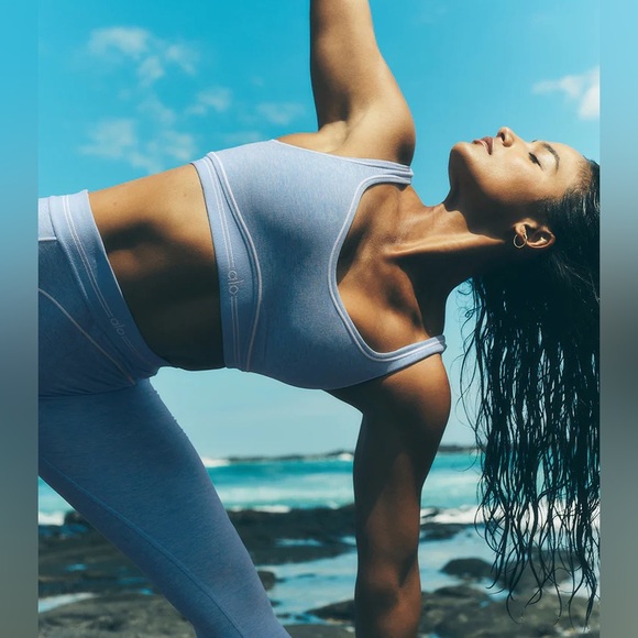 ALO Yoga Alosoft Heart Throb seashell blue xs - Picture 1 of 5